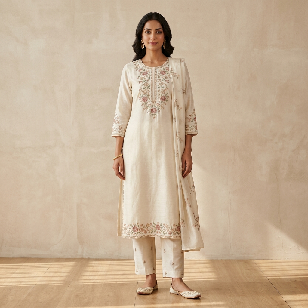 Embroidered Ethnic Set
